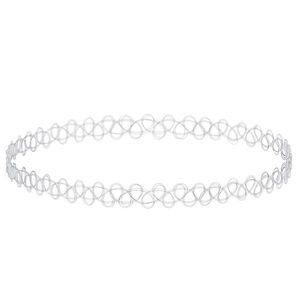Clear Choker Necklace.